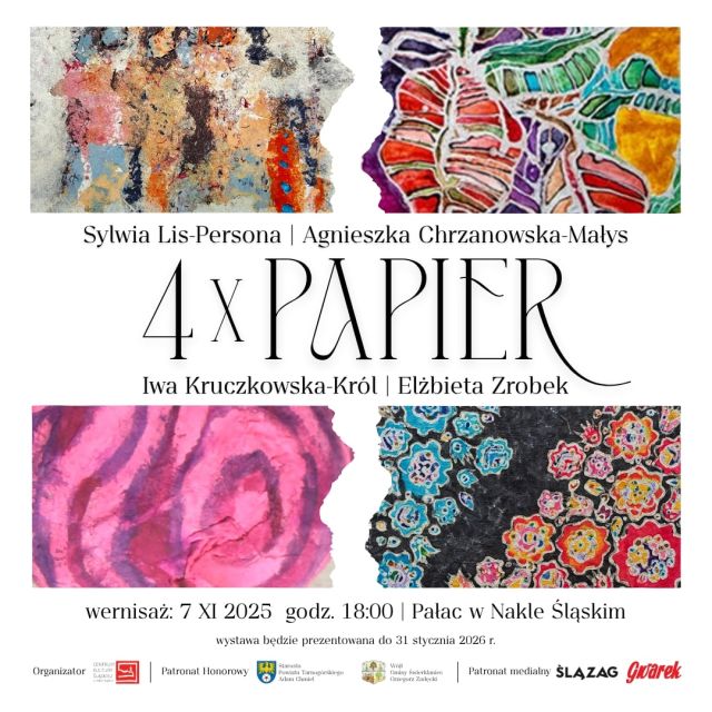 Wstawa artystyczna 4 x PAPIER - galeria