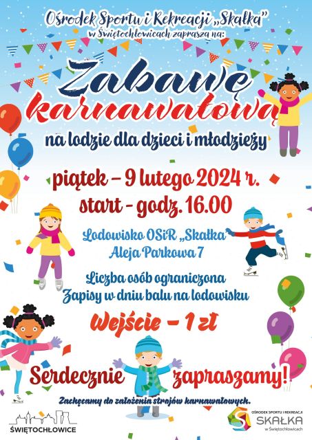 Zabawa karnawałowa na lodzie - galeria