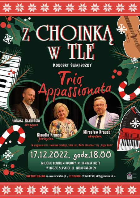 „Z choinką w tle" - koncert świąteczny Trio Appassionata - galeria