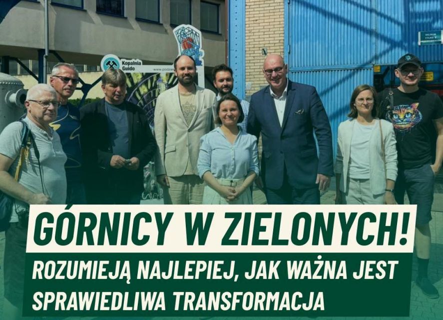 Górnicy dołączyli do Partii Zielonych - galeria