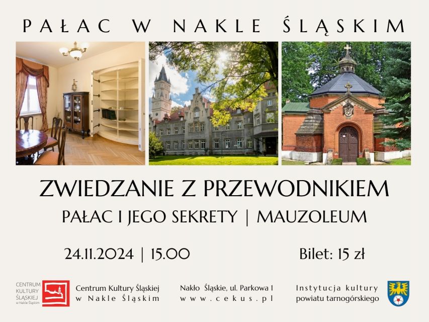 Zwiedzanie z przewodnikiem - pałac i jego sekrety, mauzoleum - galeria