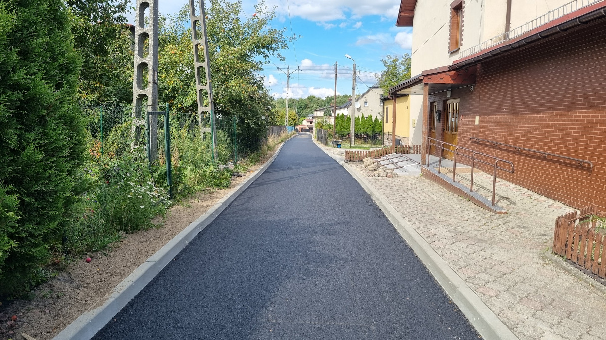 Ulica Ziemowita w Wodzisławiu Śląskim po remoncie. Prace na finiszu
