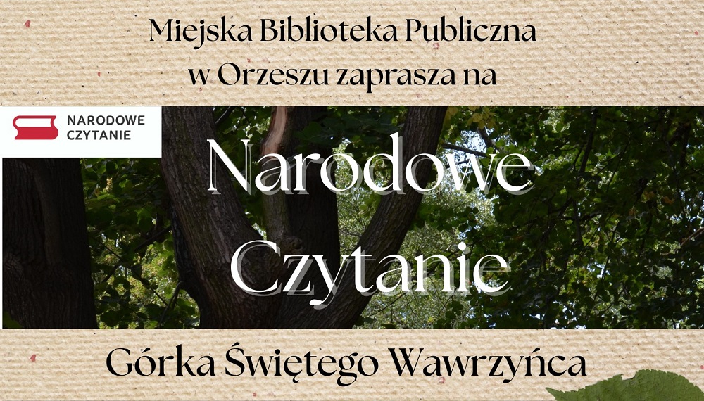 Narodowe Czytanie poezji Jana Kochanowskiego w Orzeszu