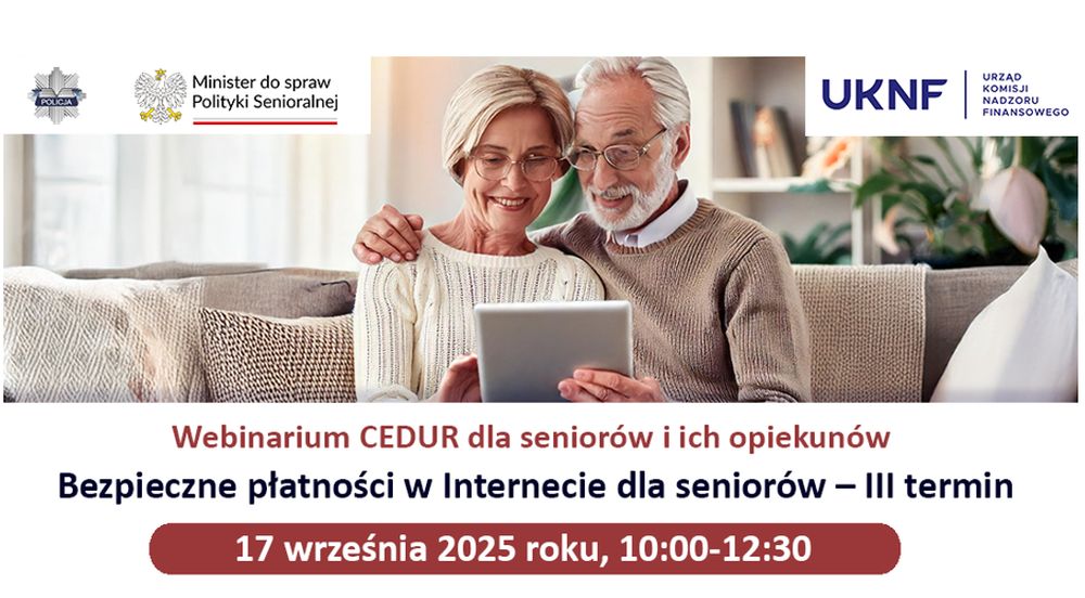 Webinarium KNF: bezpieczne płatności online dla seniorów