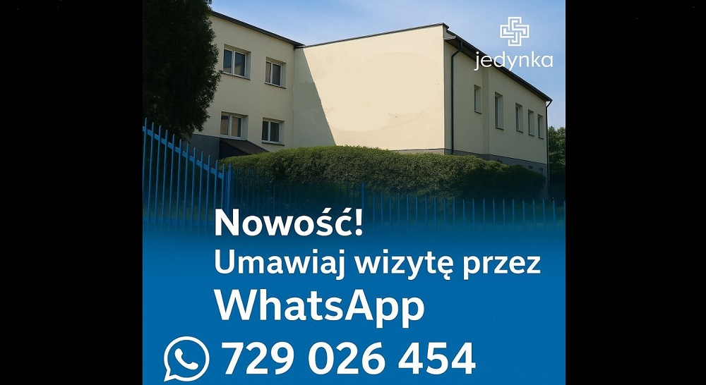 Rejestracja w przychodni „Jedynka” teraz możliwa przez WhatsApp