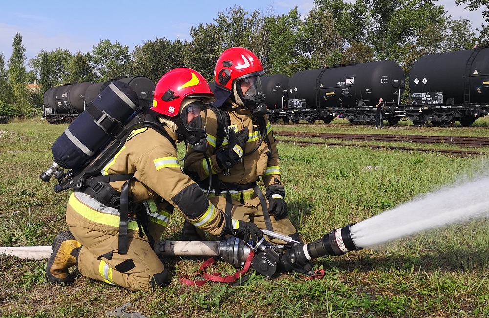 Zabrze: Służby ćwiczyły działania ratownicze w zakładzie dużego ryzyka