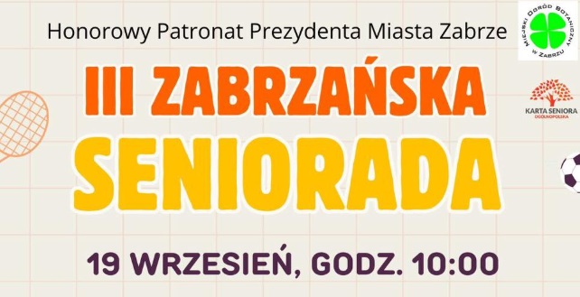 Seniorzy w Zabrzu aktywnie! Przed nami III Zabrzańska Seniorada z konkurencjami i tańcami