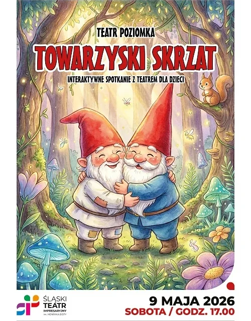 „Towarzyski Skrzat” – interaktywne spotkanie z teatrem dla dzieci w Rudzie Śląskiej